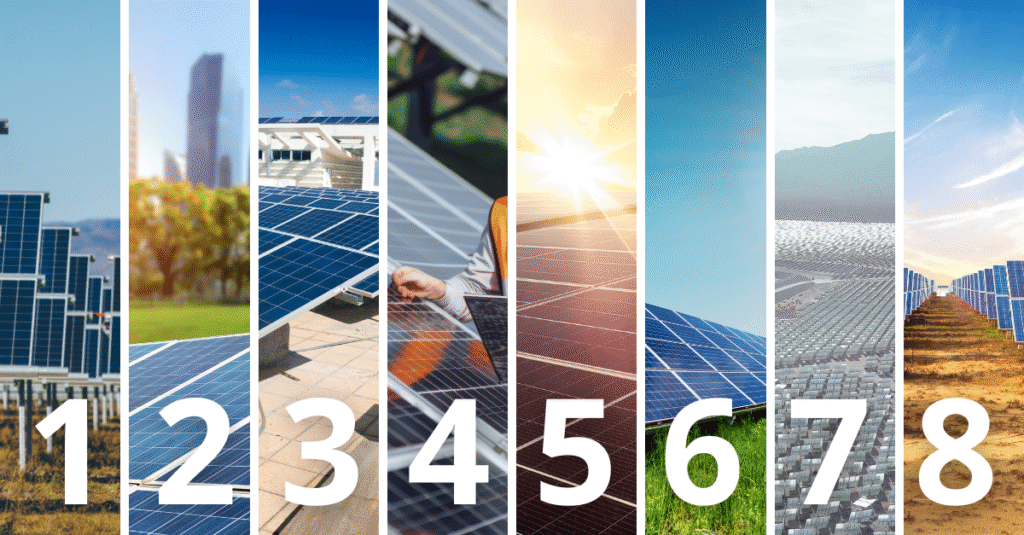8 proyectos solares